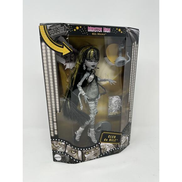 2025 Monster High Reel Drama Cleo de Nile Figure NEW IN HAND SHIPS FAST - Picture 1 of 3